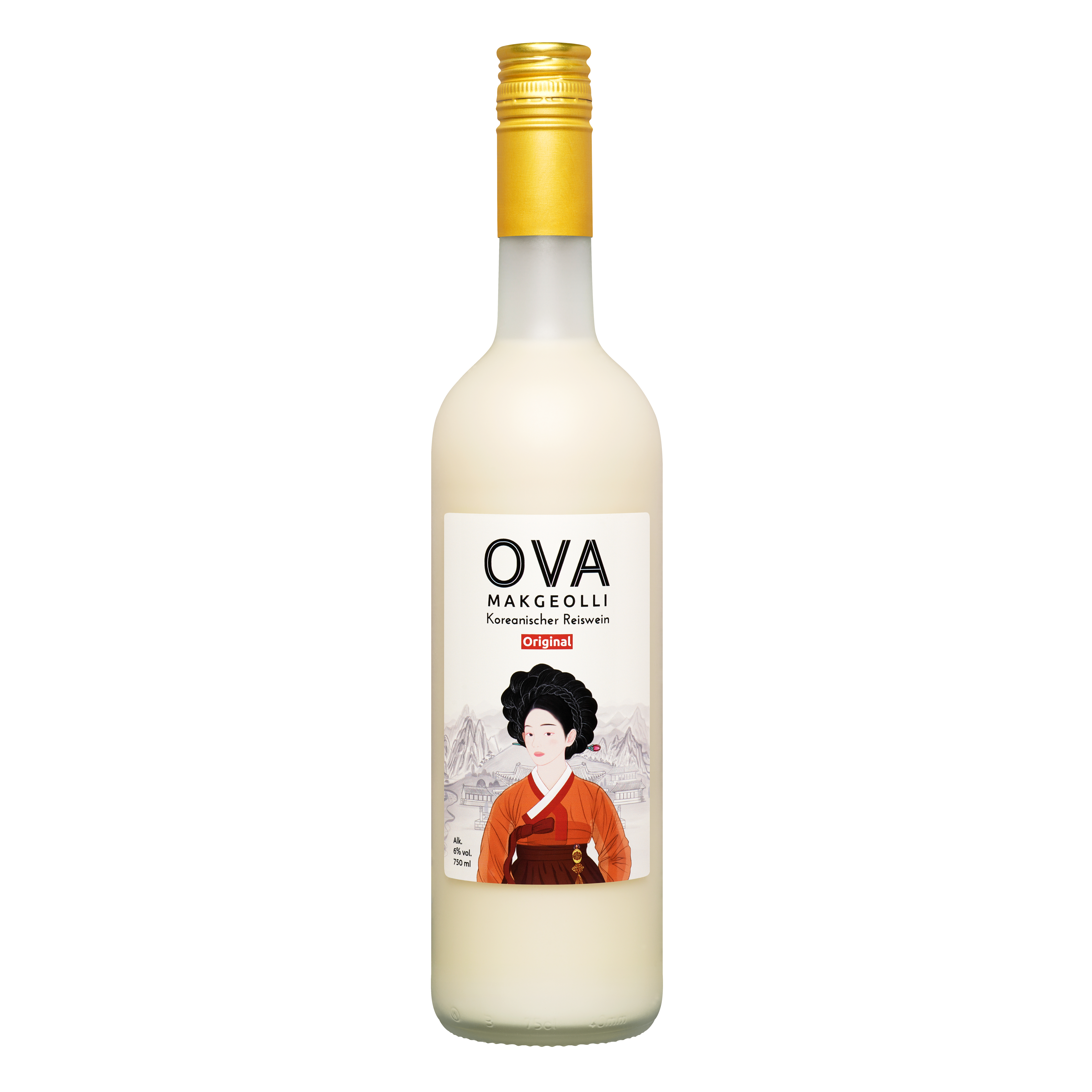 OVA Makgeolli 6% 750ml, 12 Flaschen